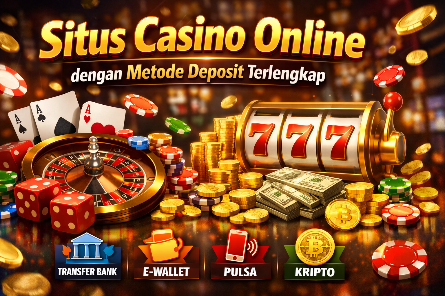 Situs Casino Online dengan Metode Deposit Terlengkap
